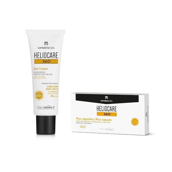 Heliocare 360 100+ Gel Crema 50 Ml + 7 Plus Capsule Omaggio