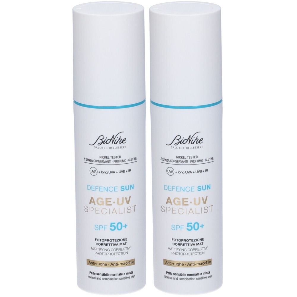 BioNike Defence Sun Age UV Specialist SPF 50+ Fotoprotezione Correttiv