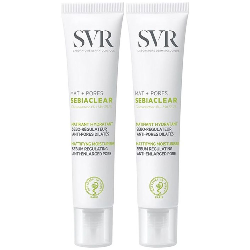 SVR SEBIACLEAR Mat+Pores - Refo Set da 2 2x40 ml Crema