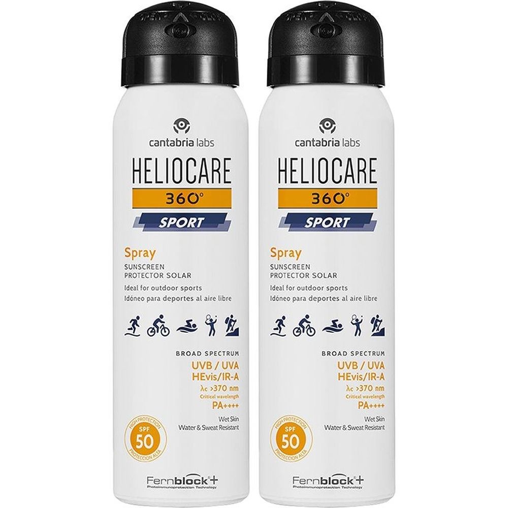 Heliocare 360° Sport Spray Set da 2 2x100 ml