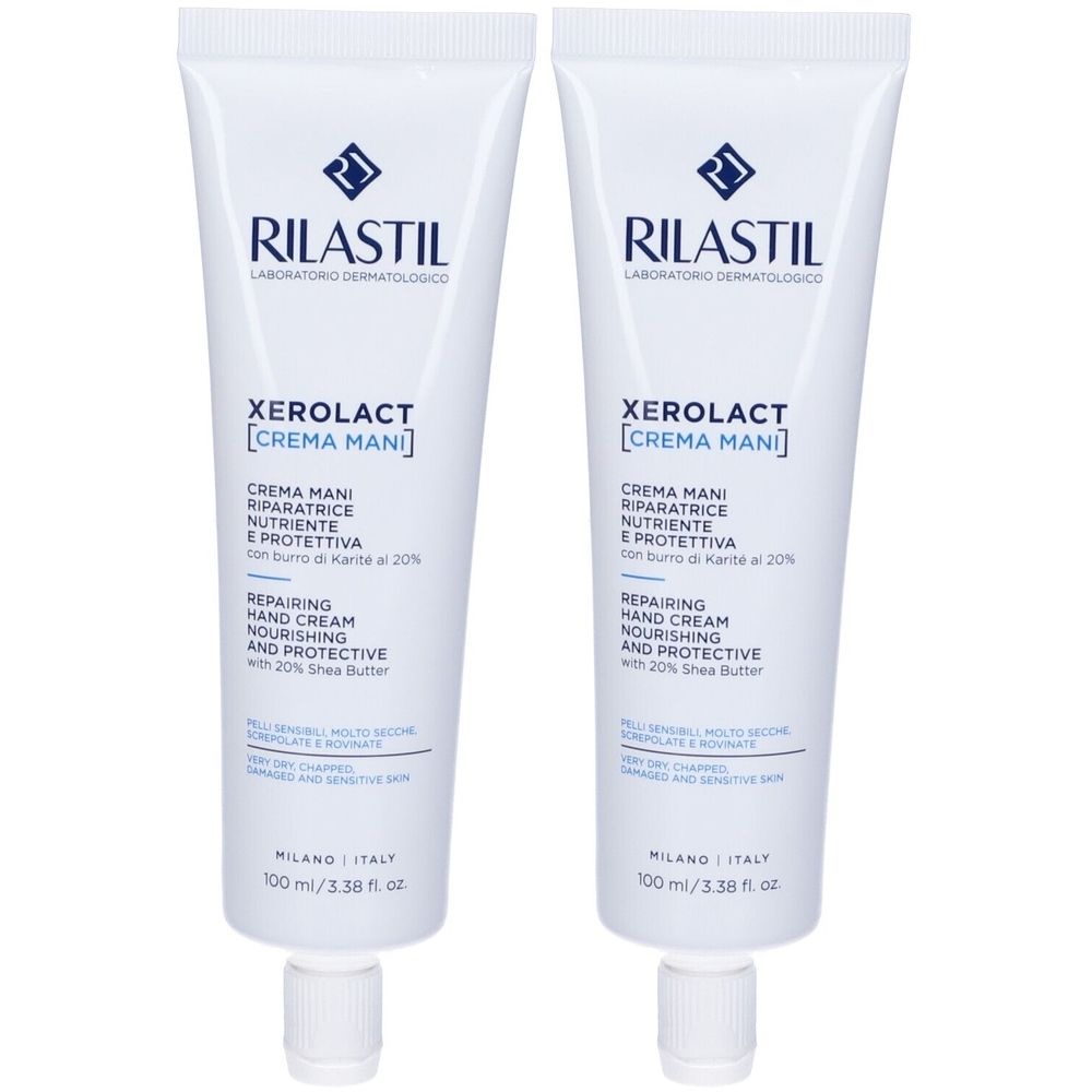 Rilastil Xerolact Crema Mani Set da 2 2x100 ml