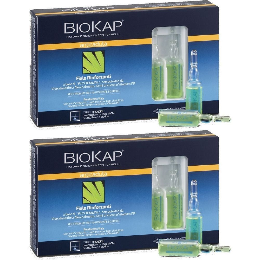 BIOS LINE BioKap® Anticaduta Fiale Rinforzanti Set da 2 2x84 ml