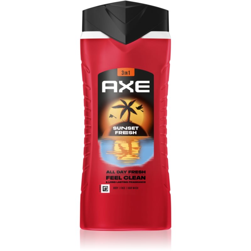 Axe Sunset Fresh Shower Gel Gel Doccia 3 In 1 Per Uomo 400 Ml