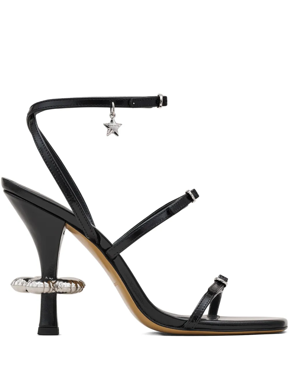 Marc Jacobs Daisy leather sandals - Nero