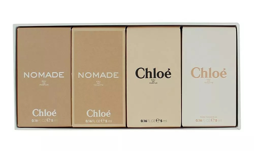 Chloé Set mini: Eau de Parfum Nomade + Eau de Toilette Nomade + Eau de Parfum Signature + Eau de Toilette Rose Tangerine
