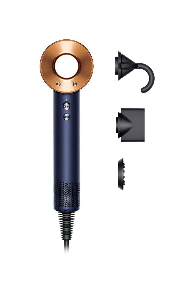 Dyson  Supersonic™ – Capelli Lisci E Mossi (Blu Di Prussia/Rame) Asciugacapelli