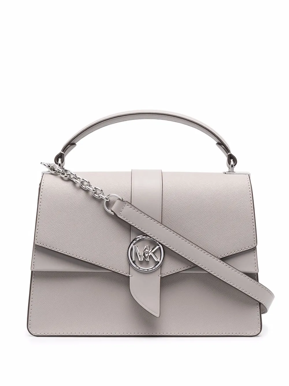 Michael Michael Kors Borsa a tracolla Greenwich in pelle - Grigio