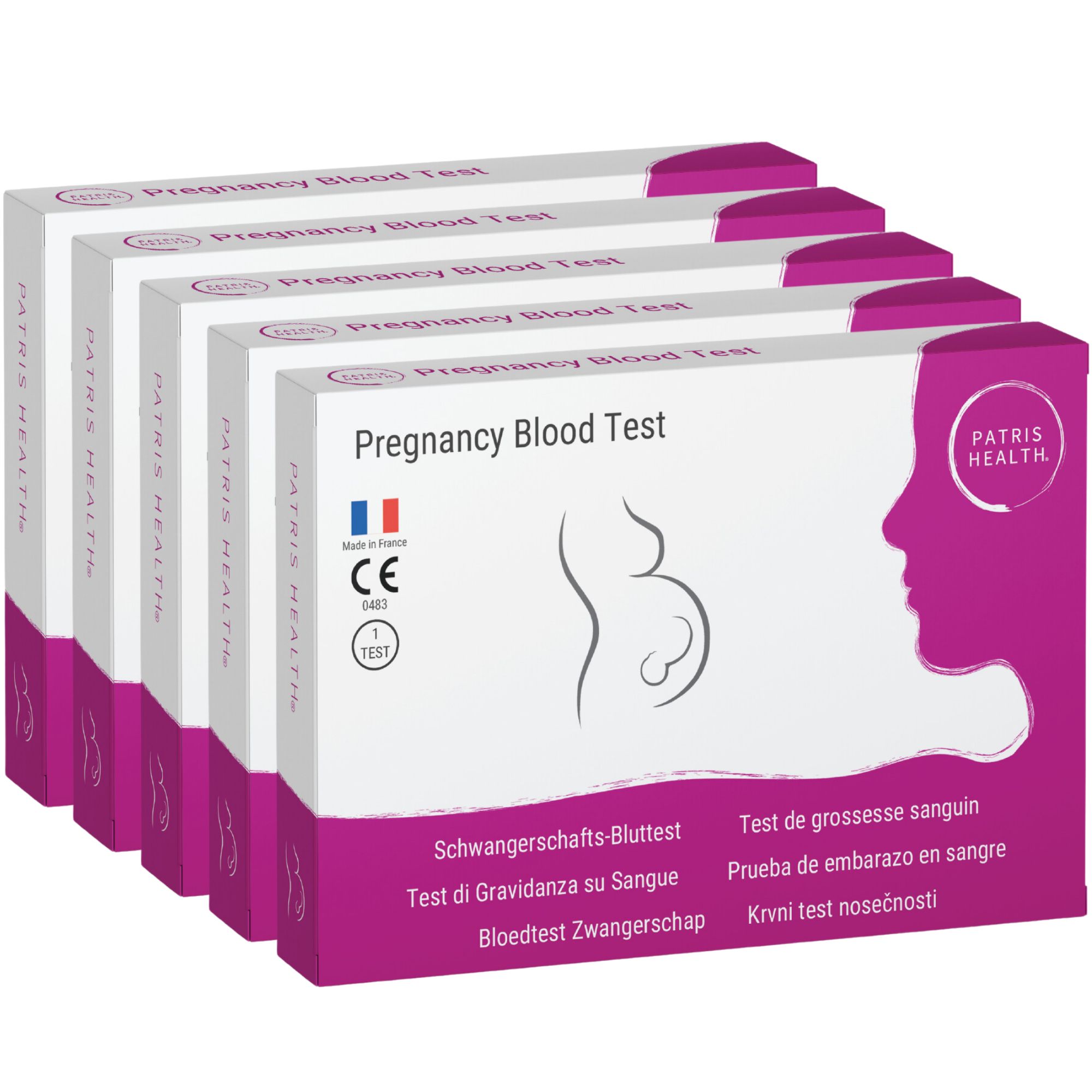Test di Gravidanza su Sangue Patris Health® 5 pz