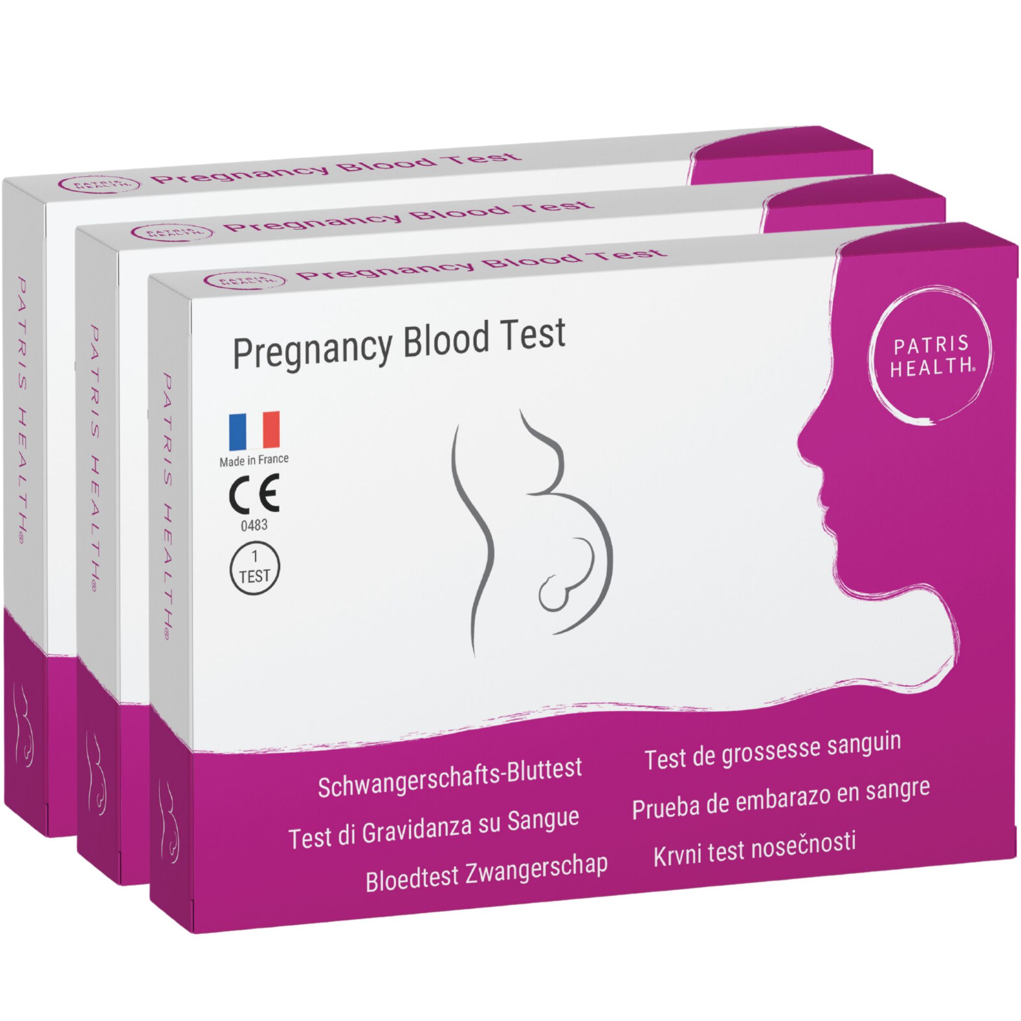 Test di Gravidanza su Sangue Patris Health® 3 pz