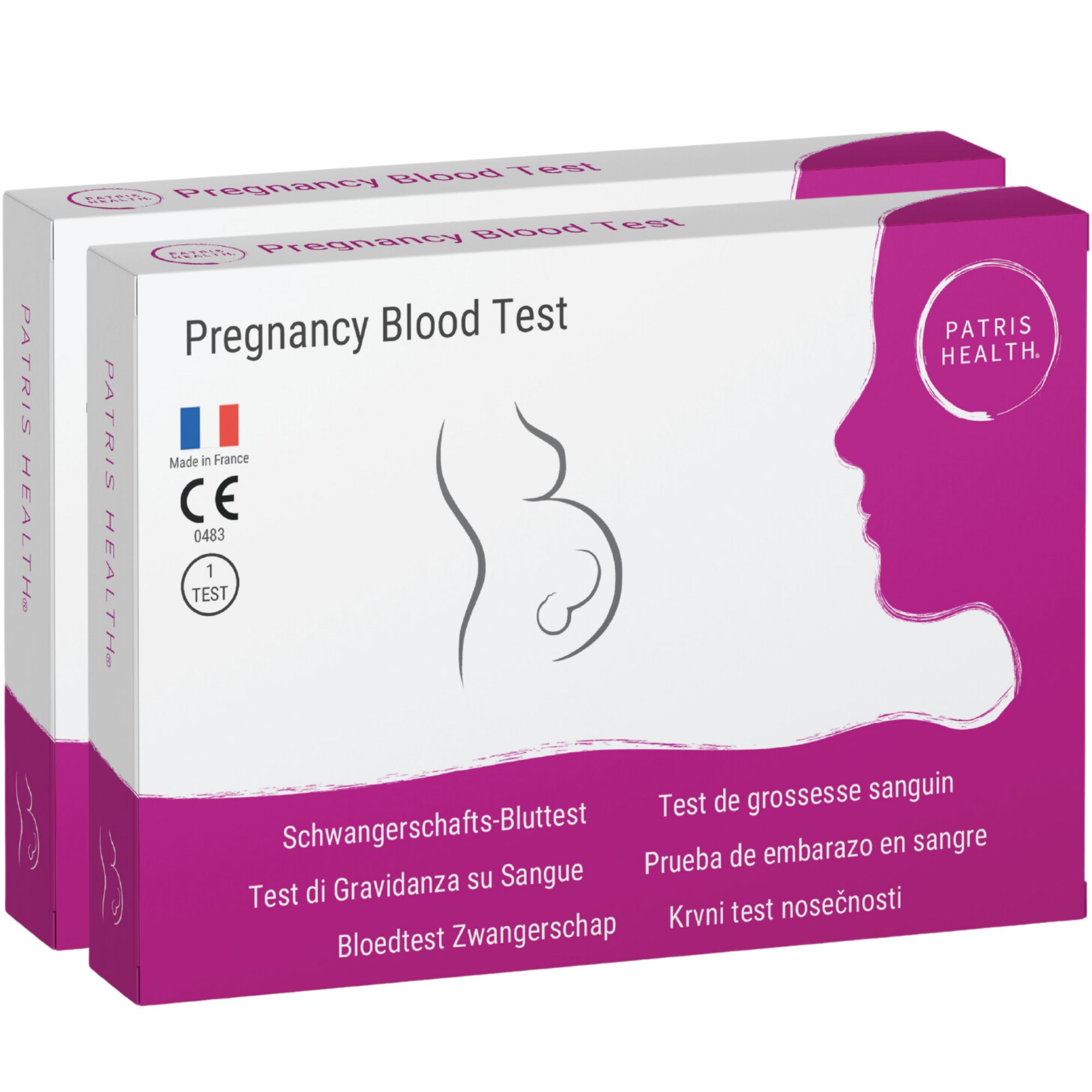 Test di Gravidanza su Sangue Patris Health® 2 pz
