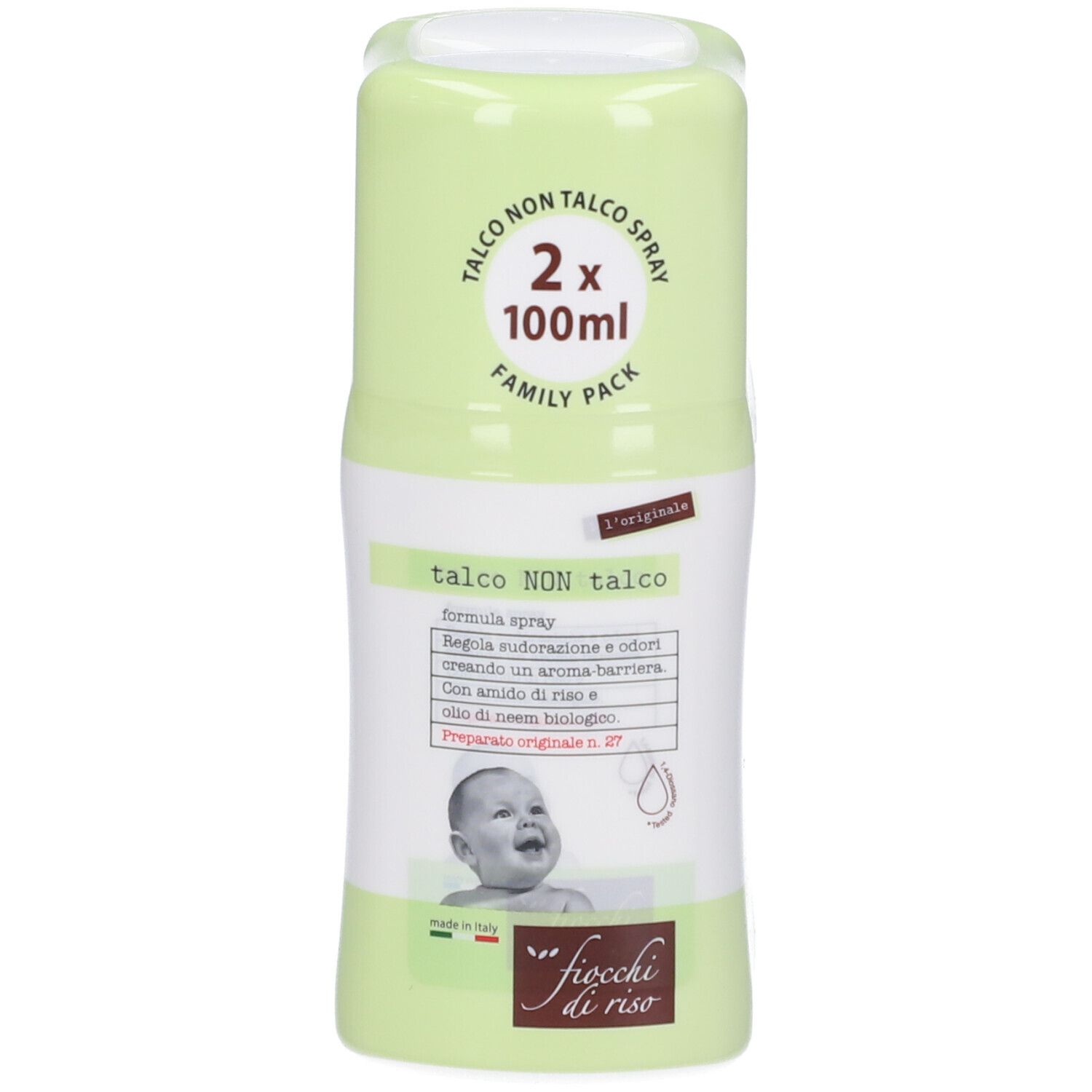 Fiocchi di Riso Talco Non 200 ml Spray