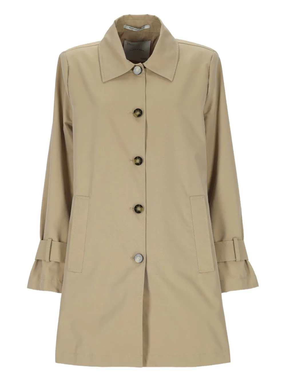 EMMA E GAIA single-breasted trench coat - Toni neutri