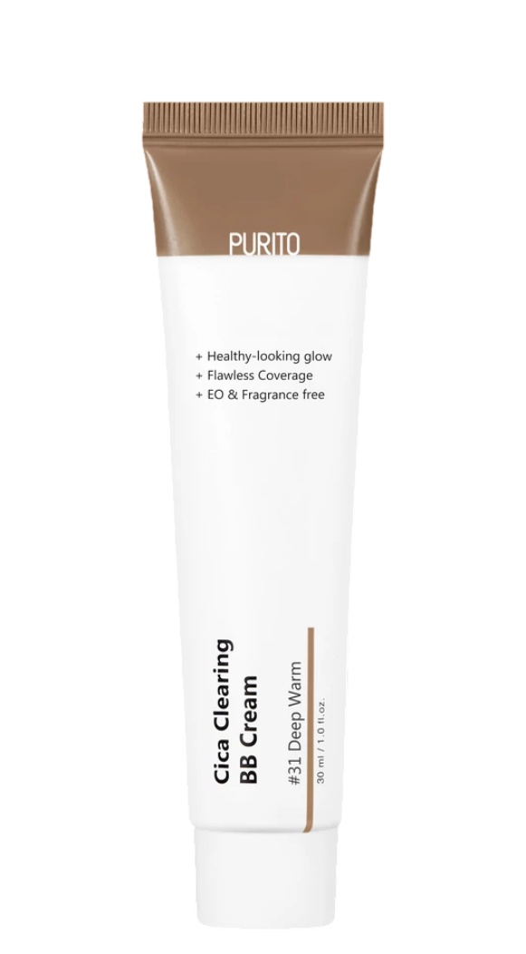 Purito Cica Clearing Regenerating BB Cream with Centella Asiatica, 31 Deep Warm