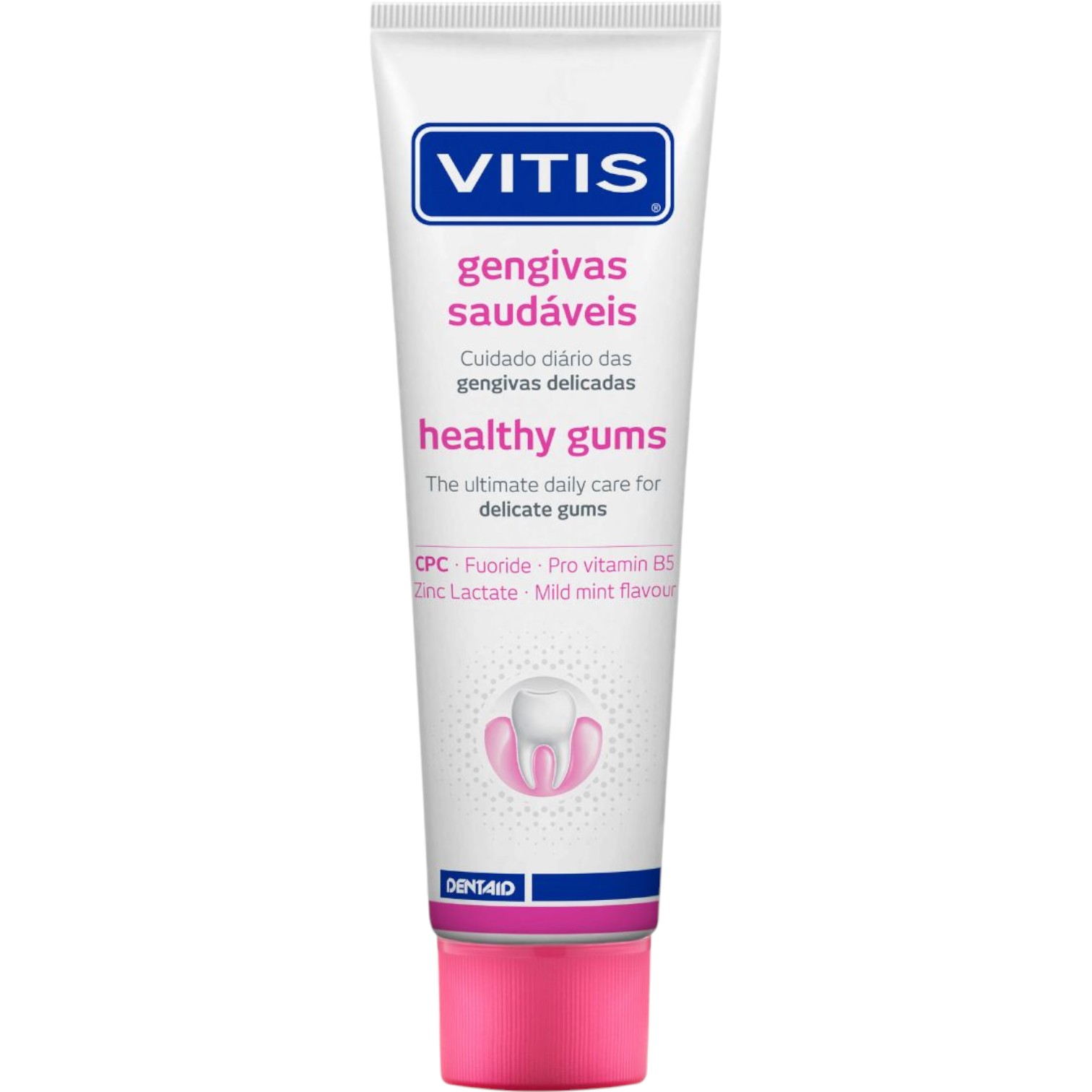 Vitis Healthy Gums Toothpaste, Daily Care for Delicate Gums