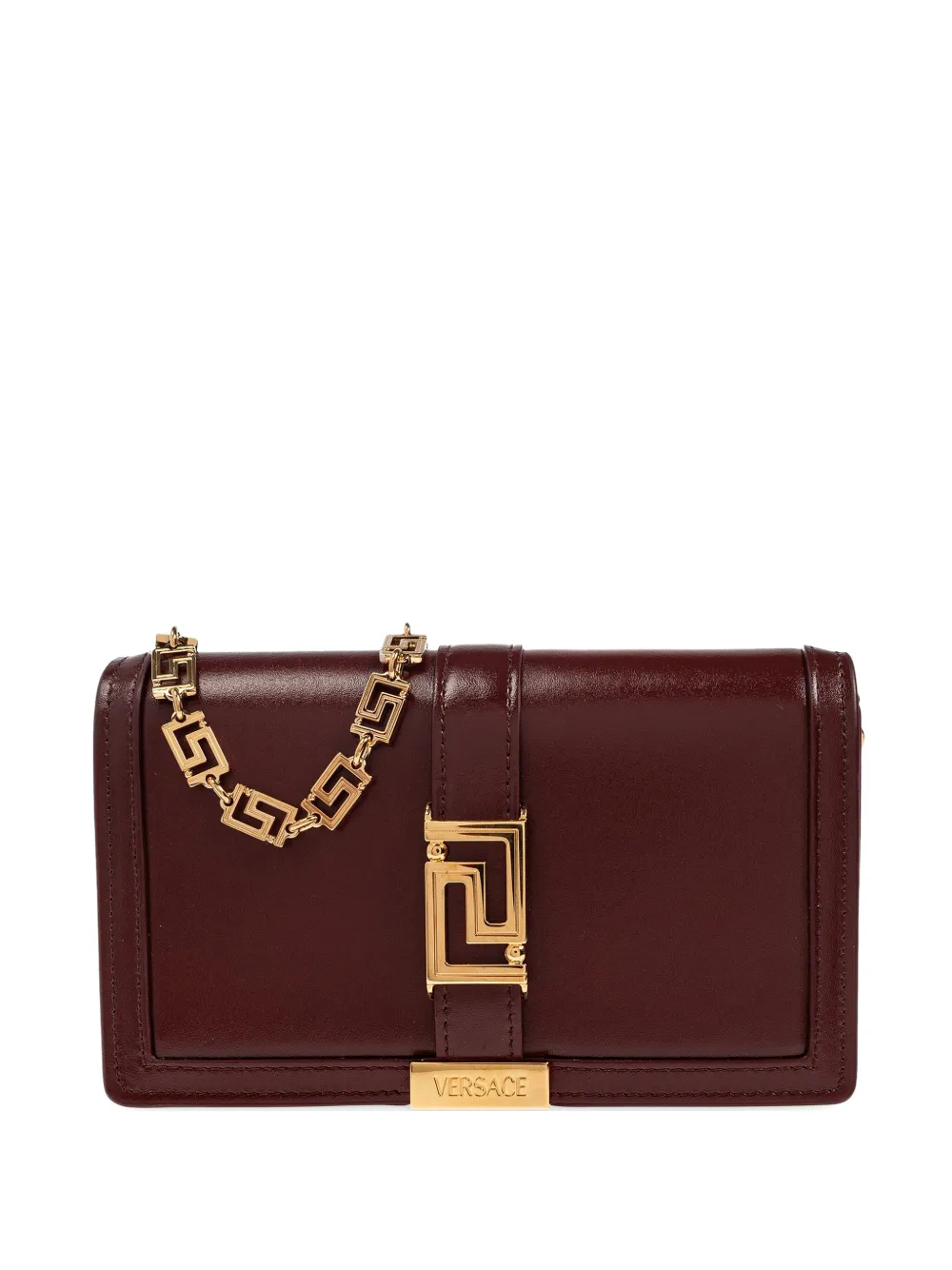 Versace mini Greca Goddess clutch bag - Rosso