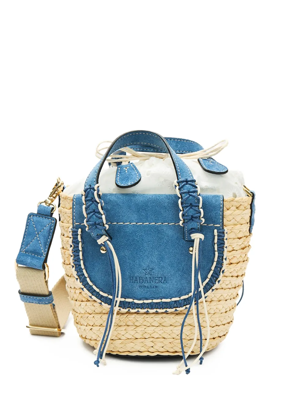 CUBA LAB Habanera bucket bag - Blu