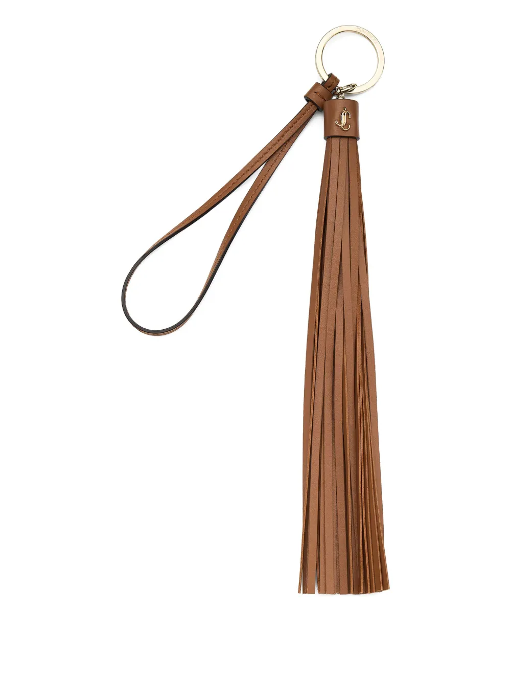 Jimmy Choo Tassel keyring charm - Marrone