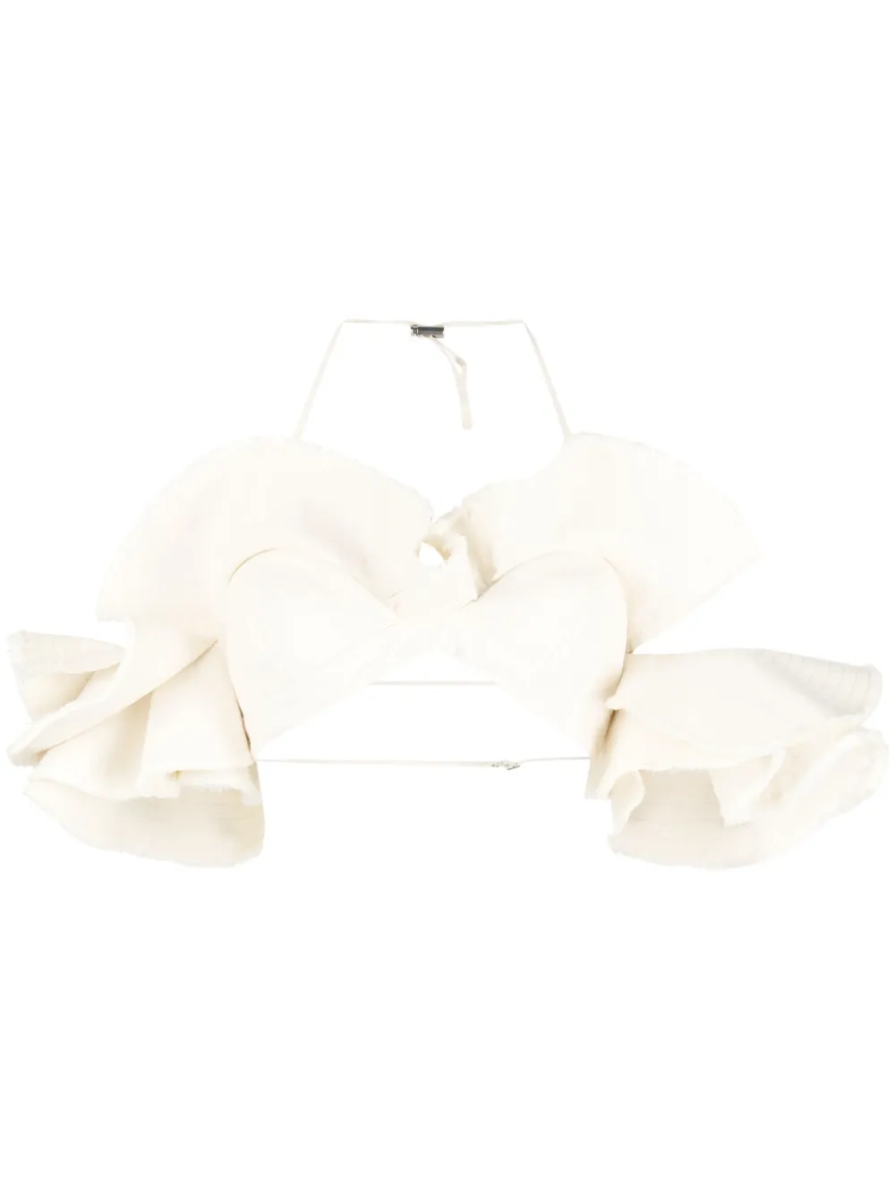 Jacquemus Top La brassière Artichaut - Bianco