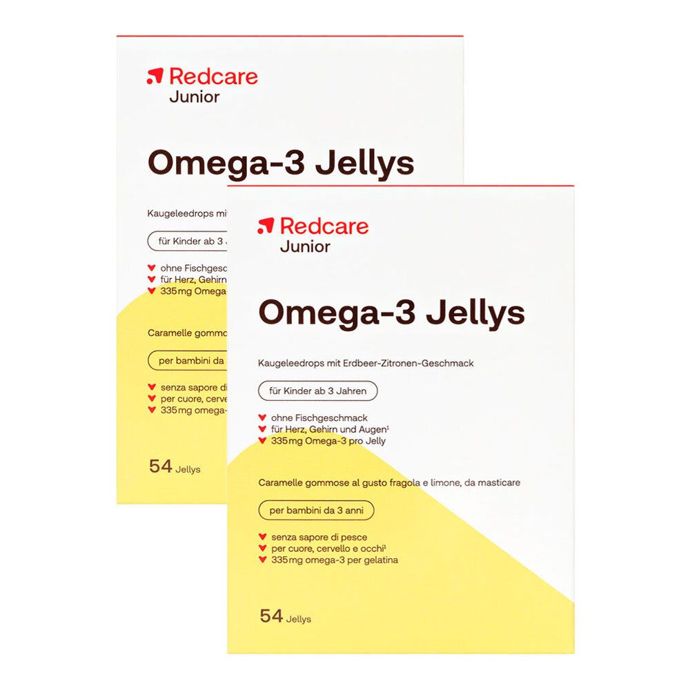 Redcare Junior Omega-3 Jellys Set da 2 2x54 pz Capsule morbide
