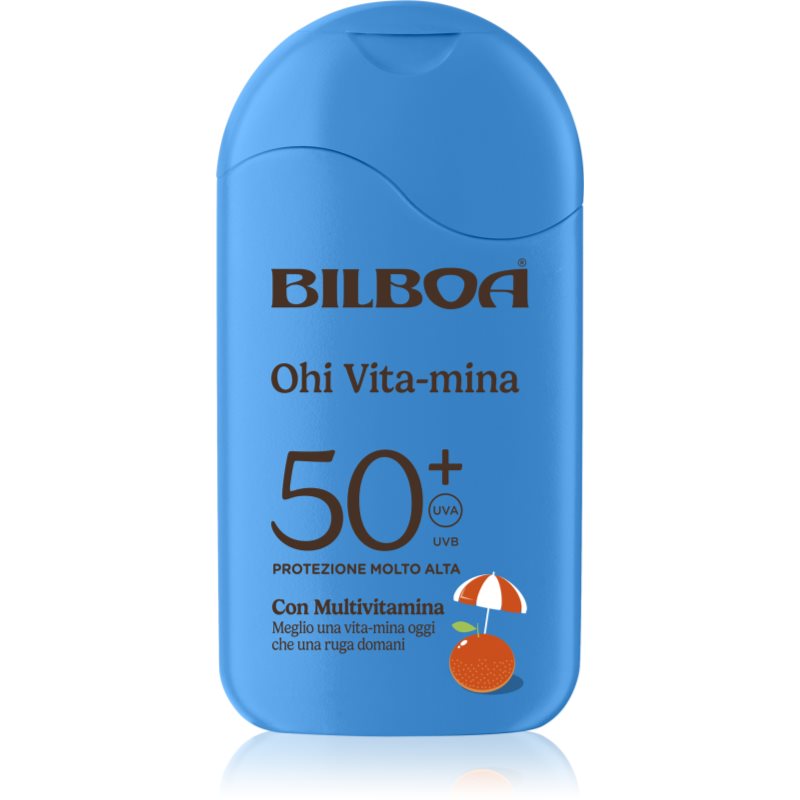 Bilboa Ohi Vitamina Latte Latte Abbronzante Con Vitamine Spf 50+ 200 Ml