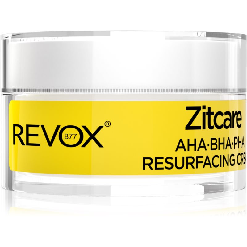 Revox B77 Zitcare Aha Bha Pha Resurfacing Cream Crema Lisciante Notte 50 Ml