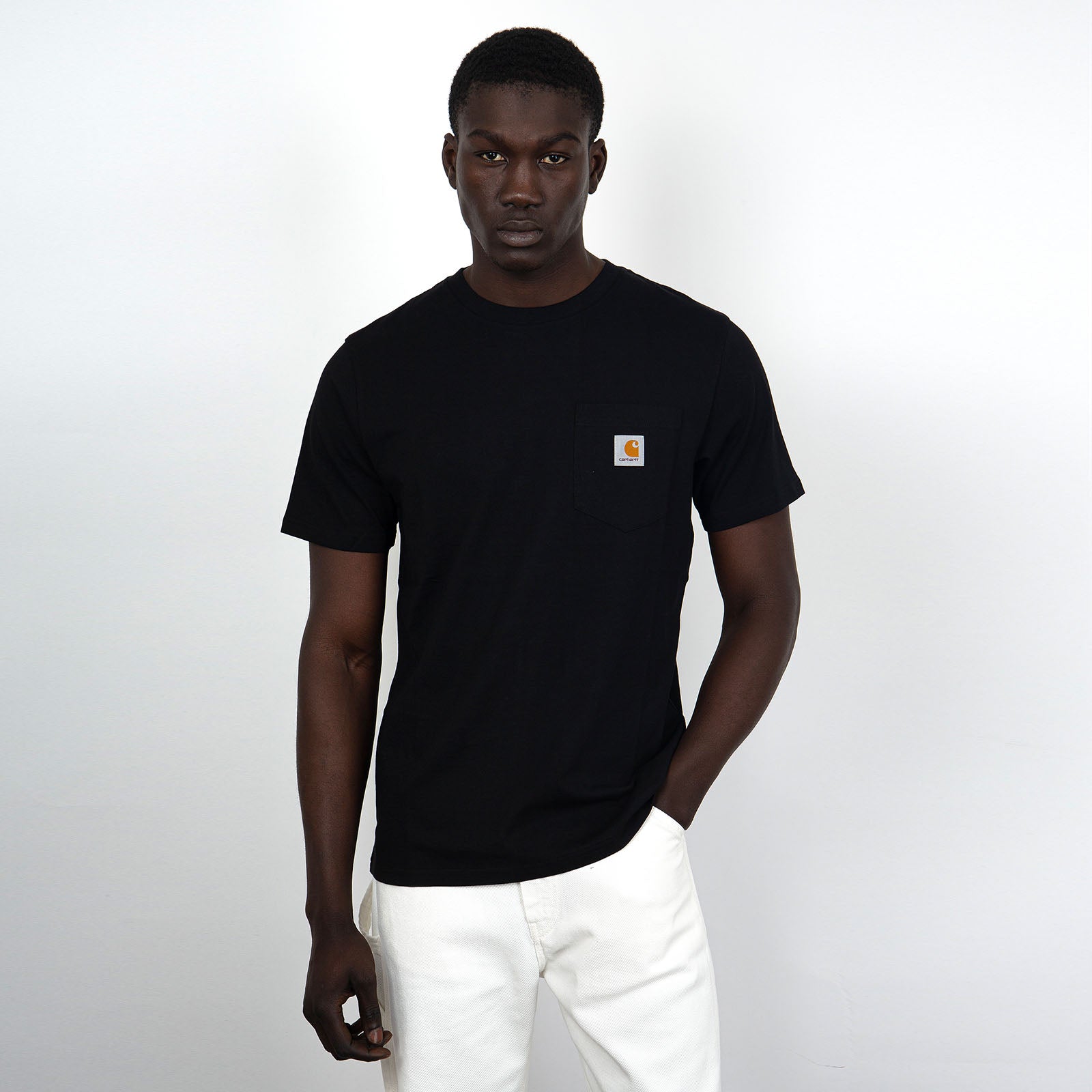 Carhartt Wip Short Sleeve Pocket T-shirt Nero Uomo