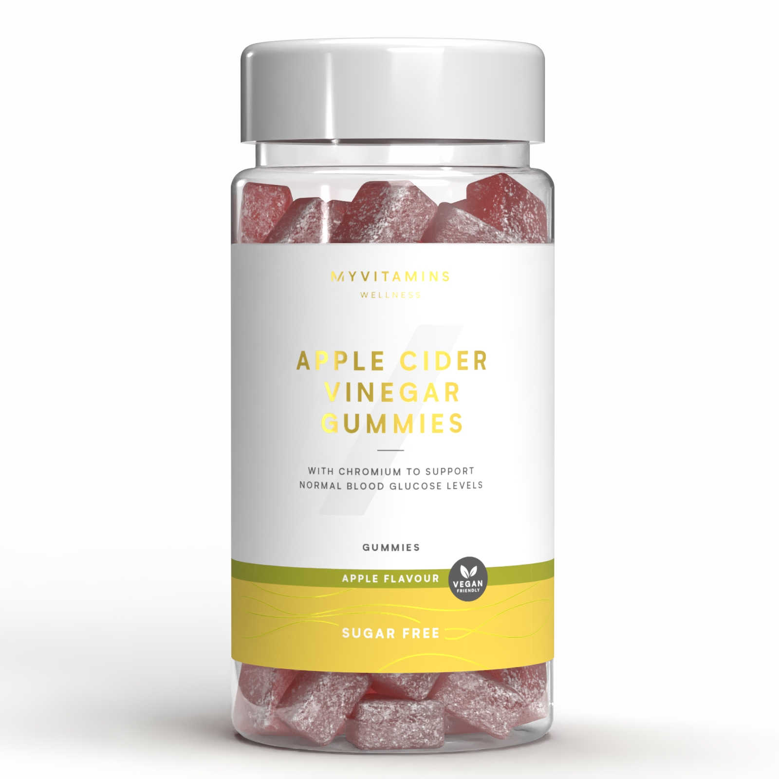 Myvitamins Sugar Free Apple Cider Vinegar, Gummies, ALT - 60Gummies - Sugar Free Apple