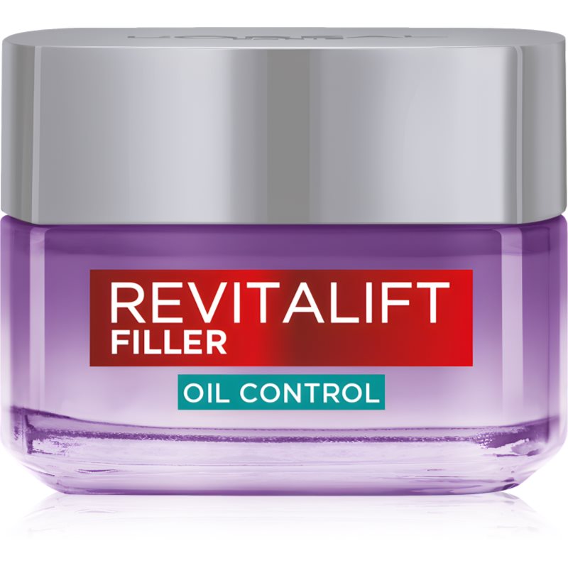 L’Oréal Paris Revitalift Filler Oil Control Crema Di Idratazione Profonda Per Pelli Grasse E Miste 50 Ml
