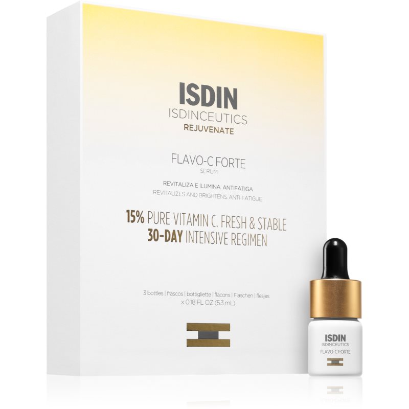 Isdin Isdinceutics Flavo-C Forte Siero Intenso Con Vitamina C 3X5.3 Ml