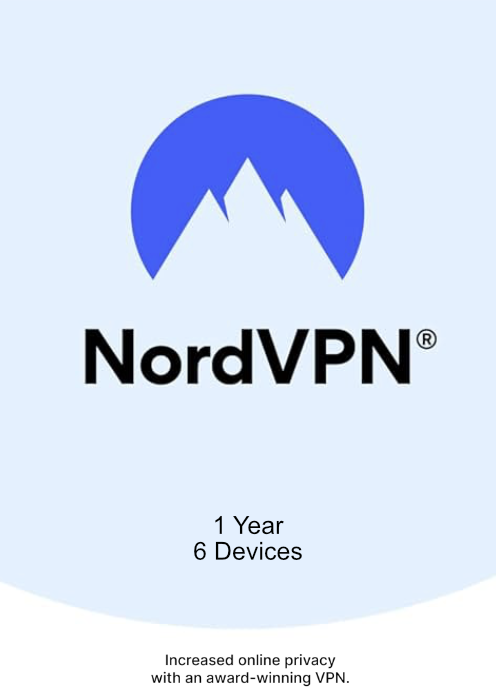 Nordvpn - 1 Year Subscription Gift Card (6 Devices)