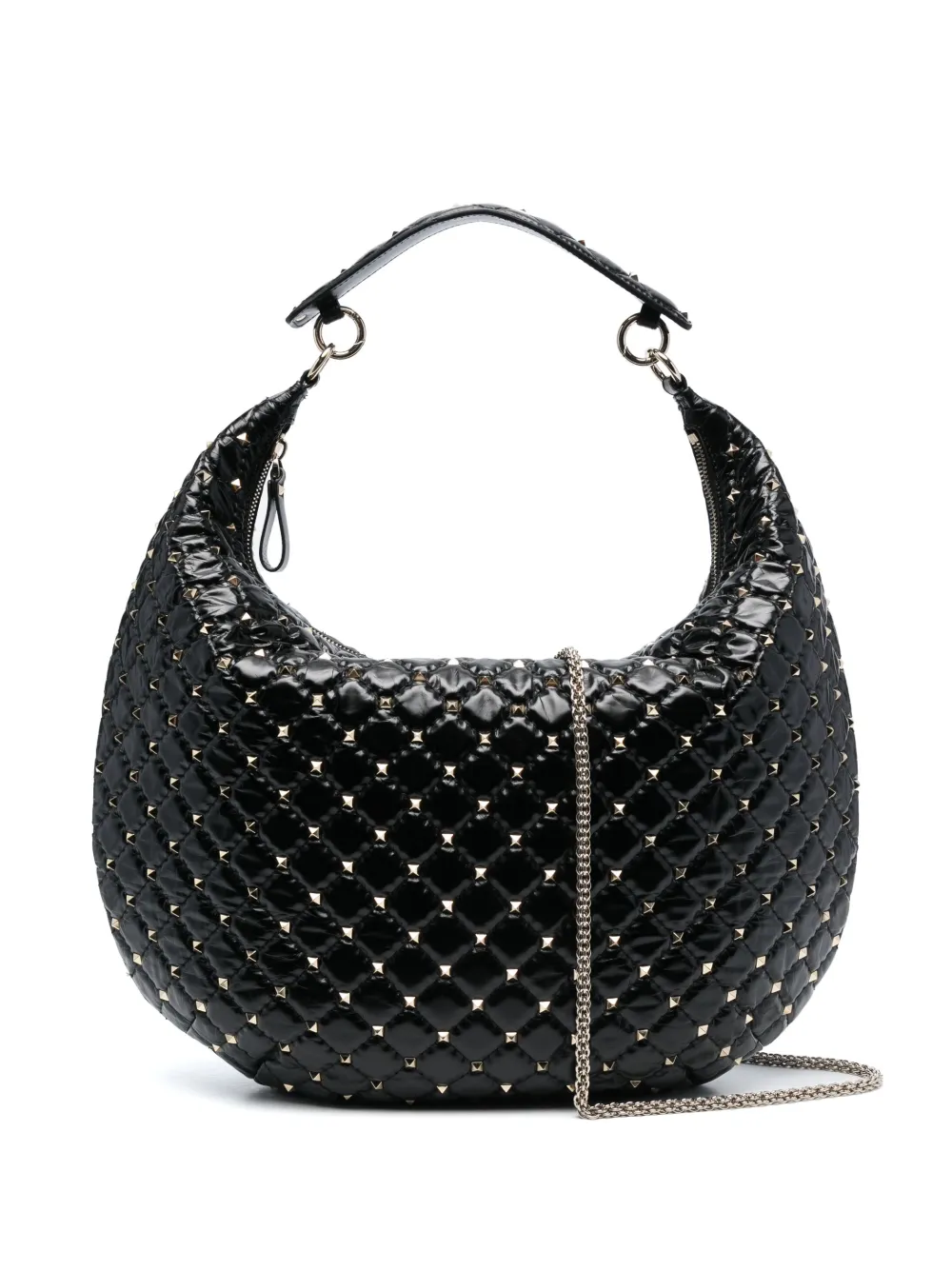 Valentino Garavani Borsa a spalla Rockstud Spike - Nero