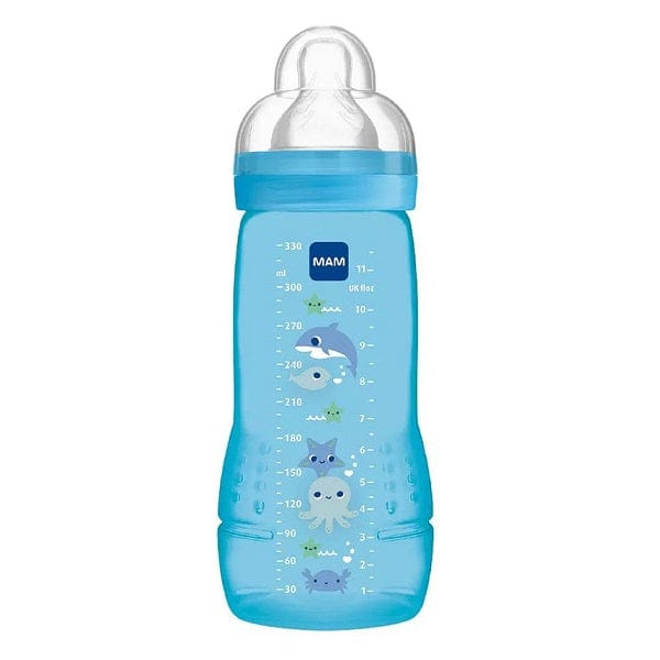 Mam Easy Active™ Biberon 4+ 330ml Tettarella 3 Azzurro