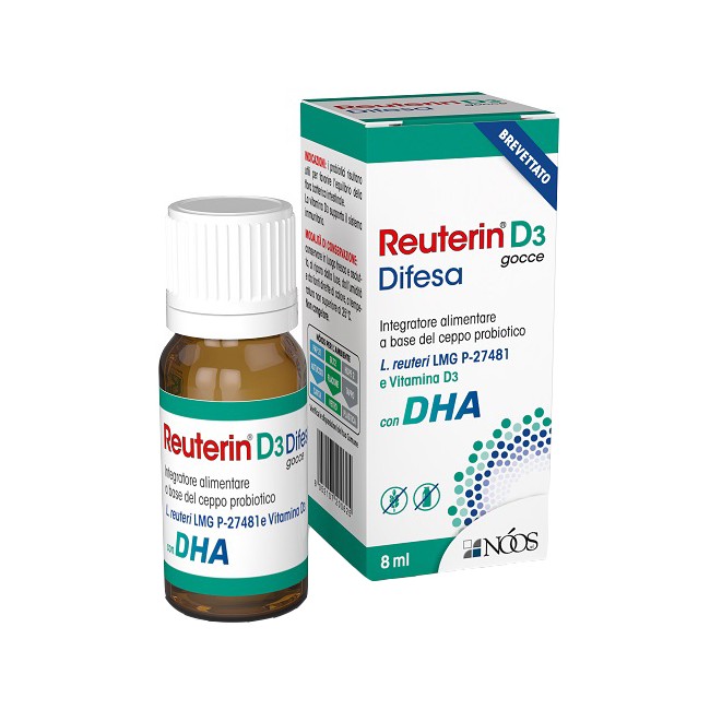 Noos - Noos Reuterin D3 Difesa Gocce Con Dha 8 Ml
