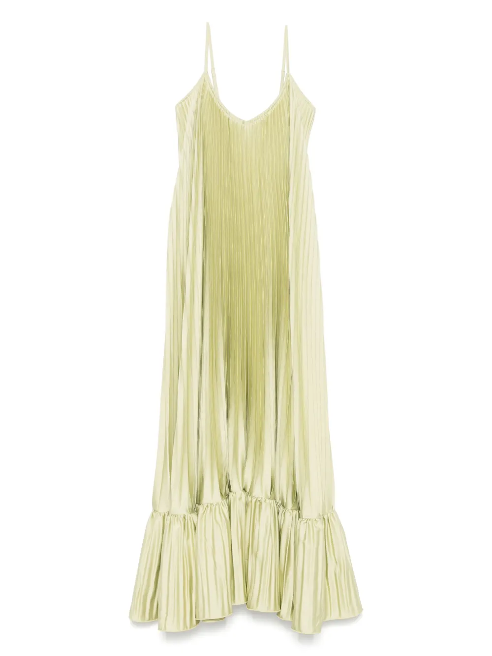 L'IDÉE pleated dress - Verde