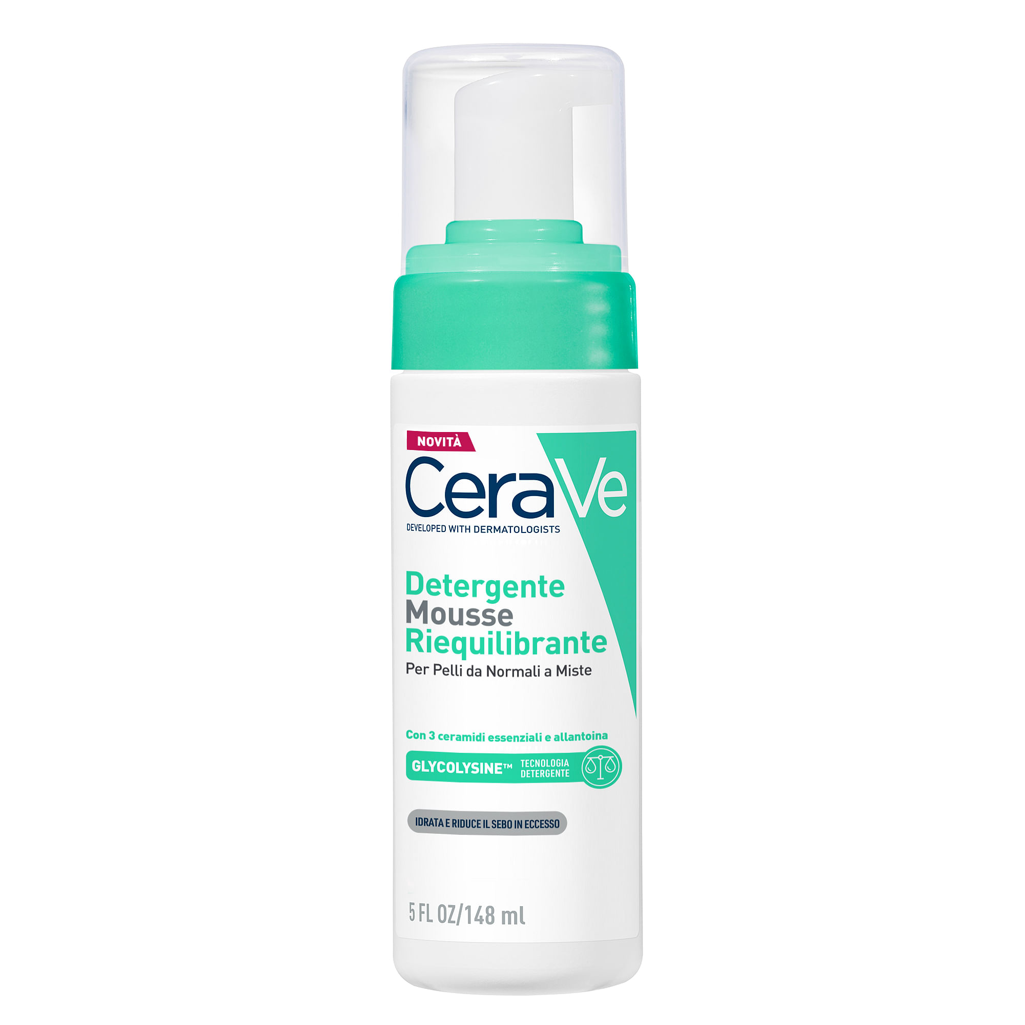 Cerave Mousse Detergente Riequilibrante 148 Ml
