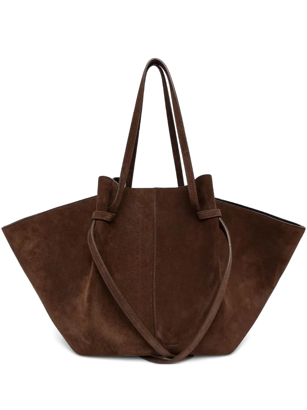 Yuzefi suede tote bag - Marrone