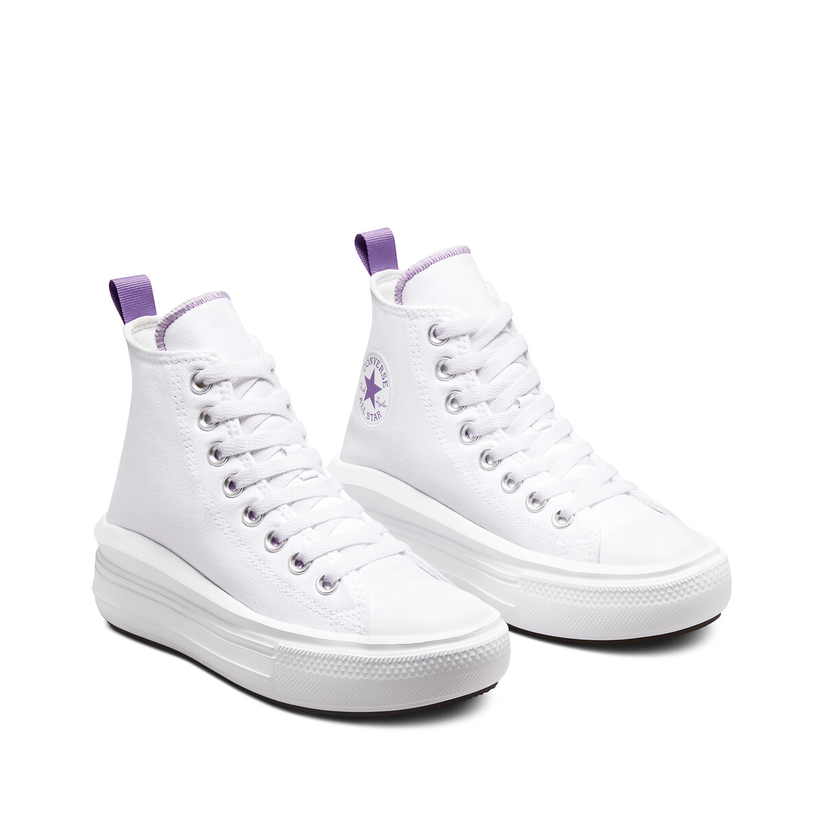 Converse Baskets All Star Move Foundational Canvas Bianco Bambina Taglie 37