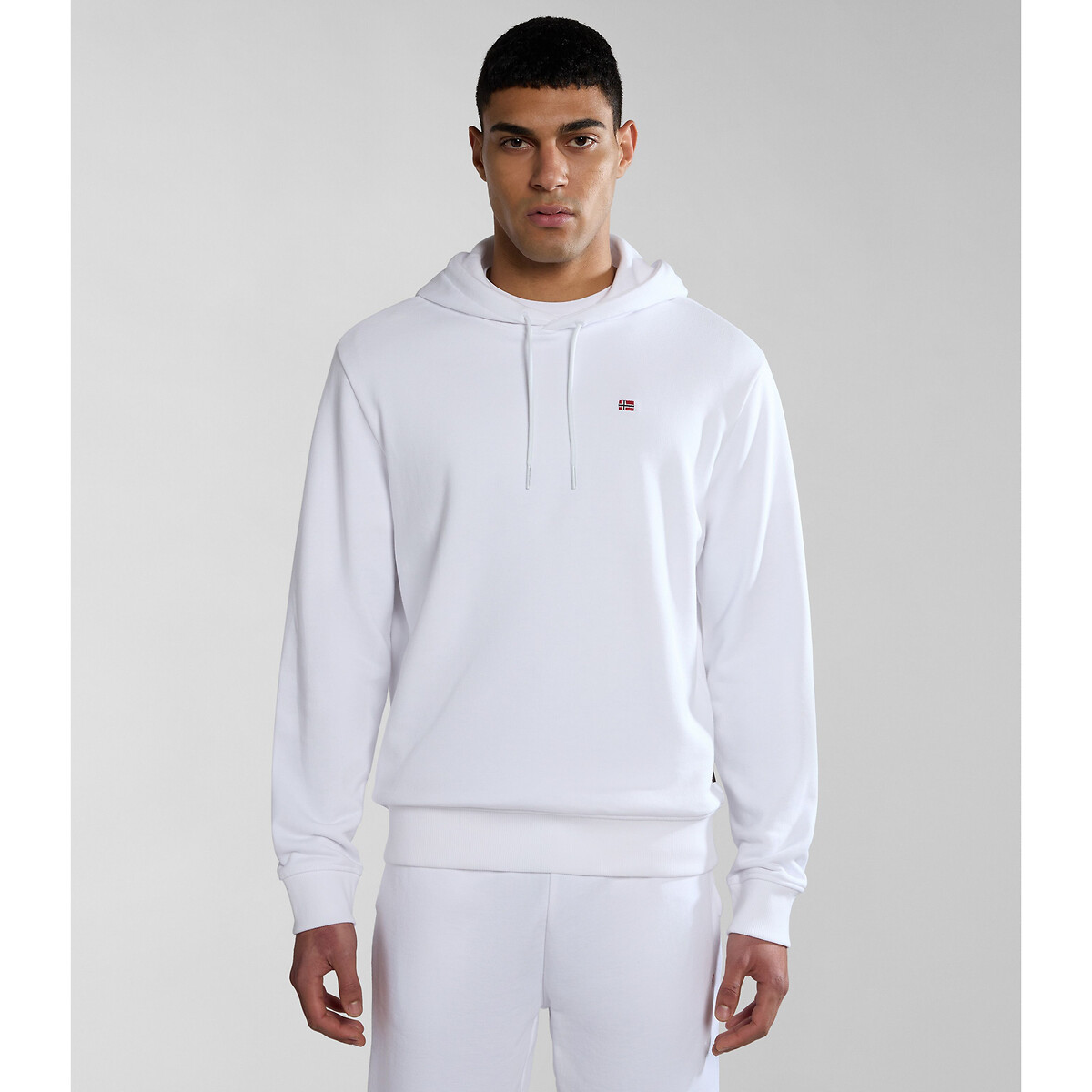 Napapijri Felpa Con Cappuccio Balis Bianco Uomo Taglie XL