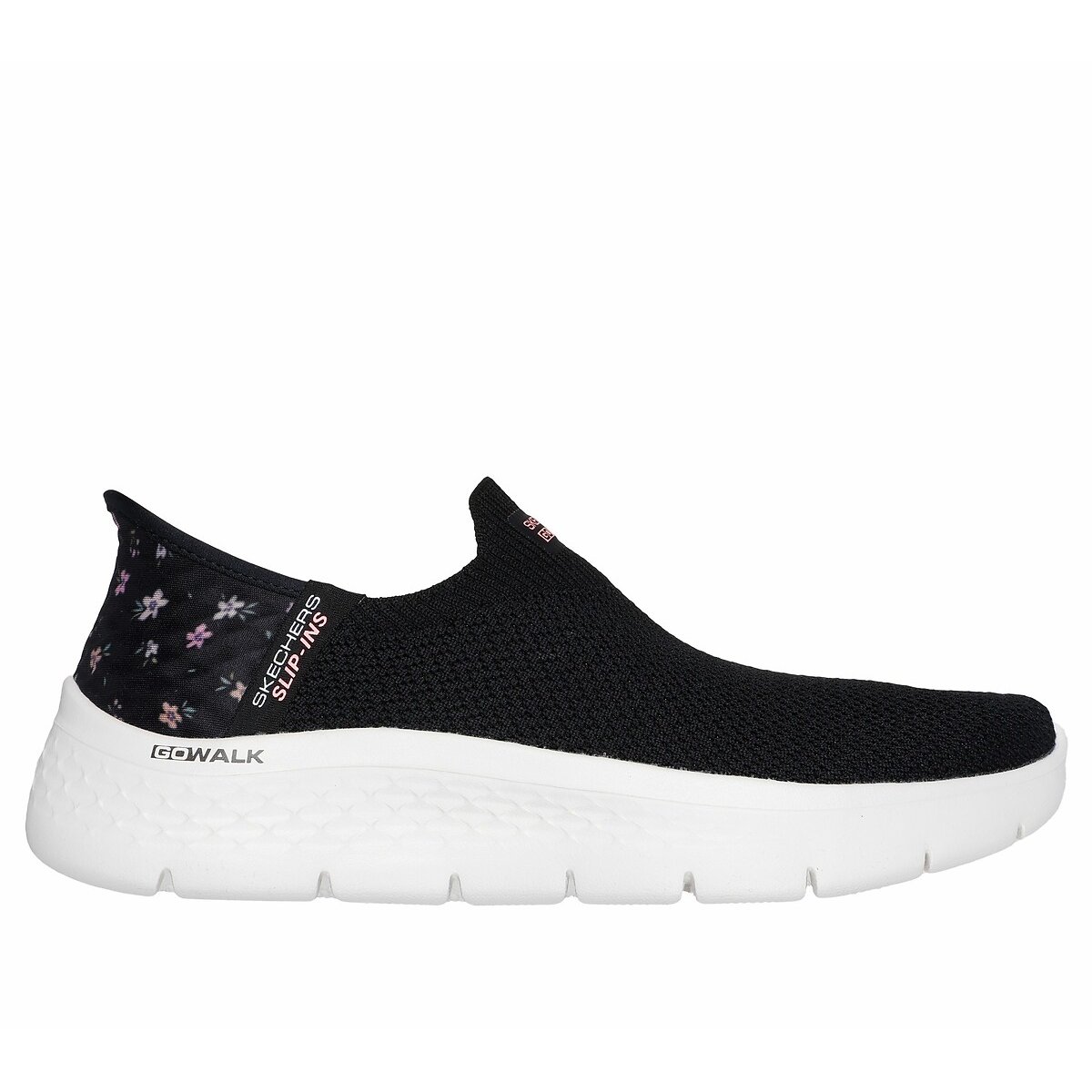Skechers Scarpe Da Ginnastica Slip-in: Go Walk Flex - Sunset Rose Nero Donna Taglie 38