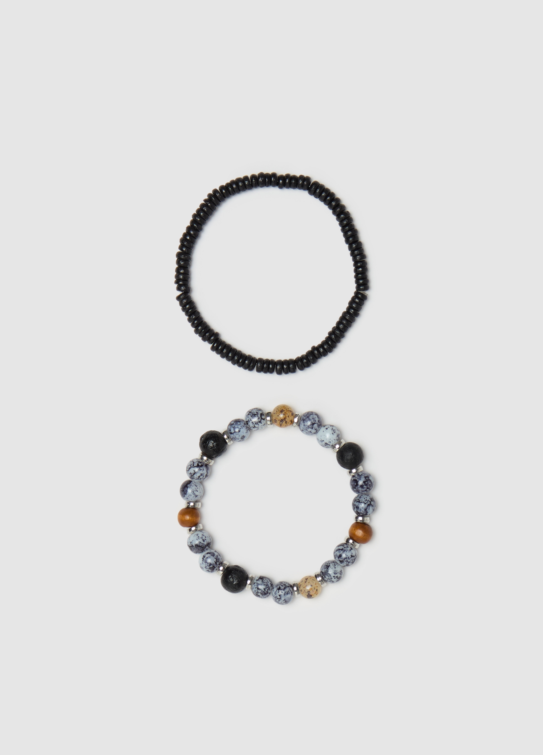 OVS , Bipack Bracciali Con Perline Colorate, Uomo, Multicolor, Taglia: ONE SIZE