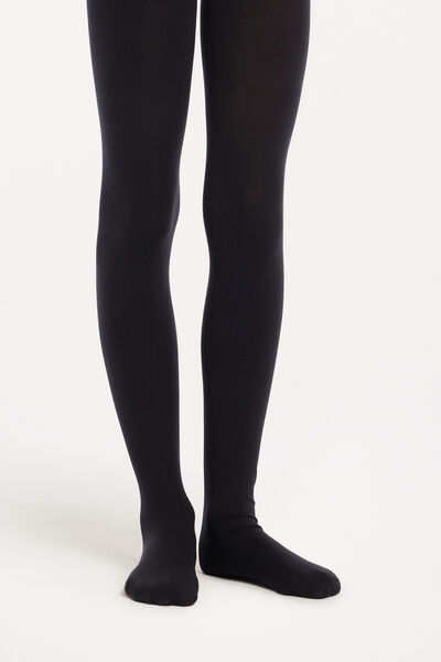 Tezenis Collant Coprente Bimba 50 Denari Bambina Nero Taglia 7-9