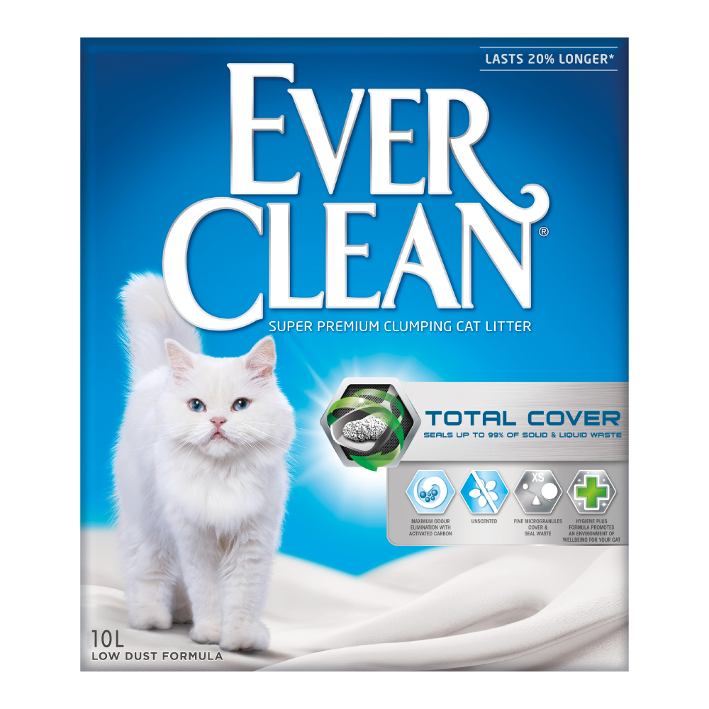 Lettiera a copertura totale Ever Clean® - Senza profumo - 10 l