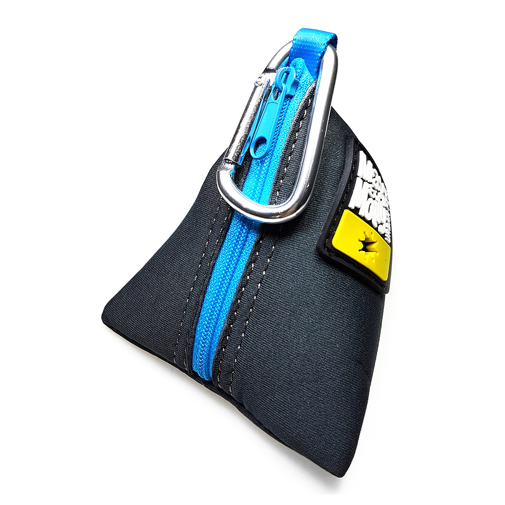 Dispenser per sacchetti igienici Max & Molly Triangle - 1 x azzurro