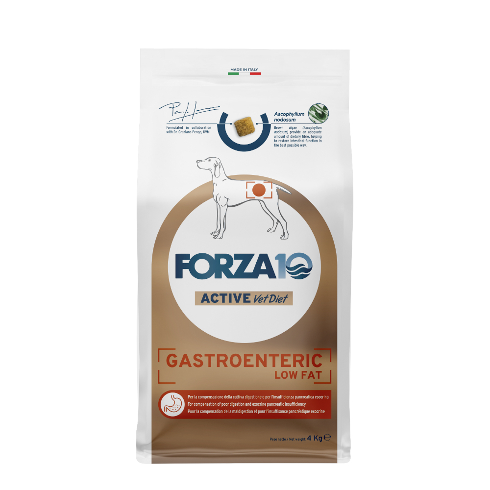 Forza10 Active Line Gastroenteric Low Fat Crocchette cane - 4 kg