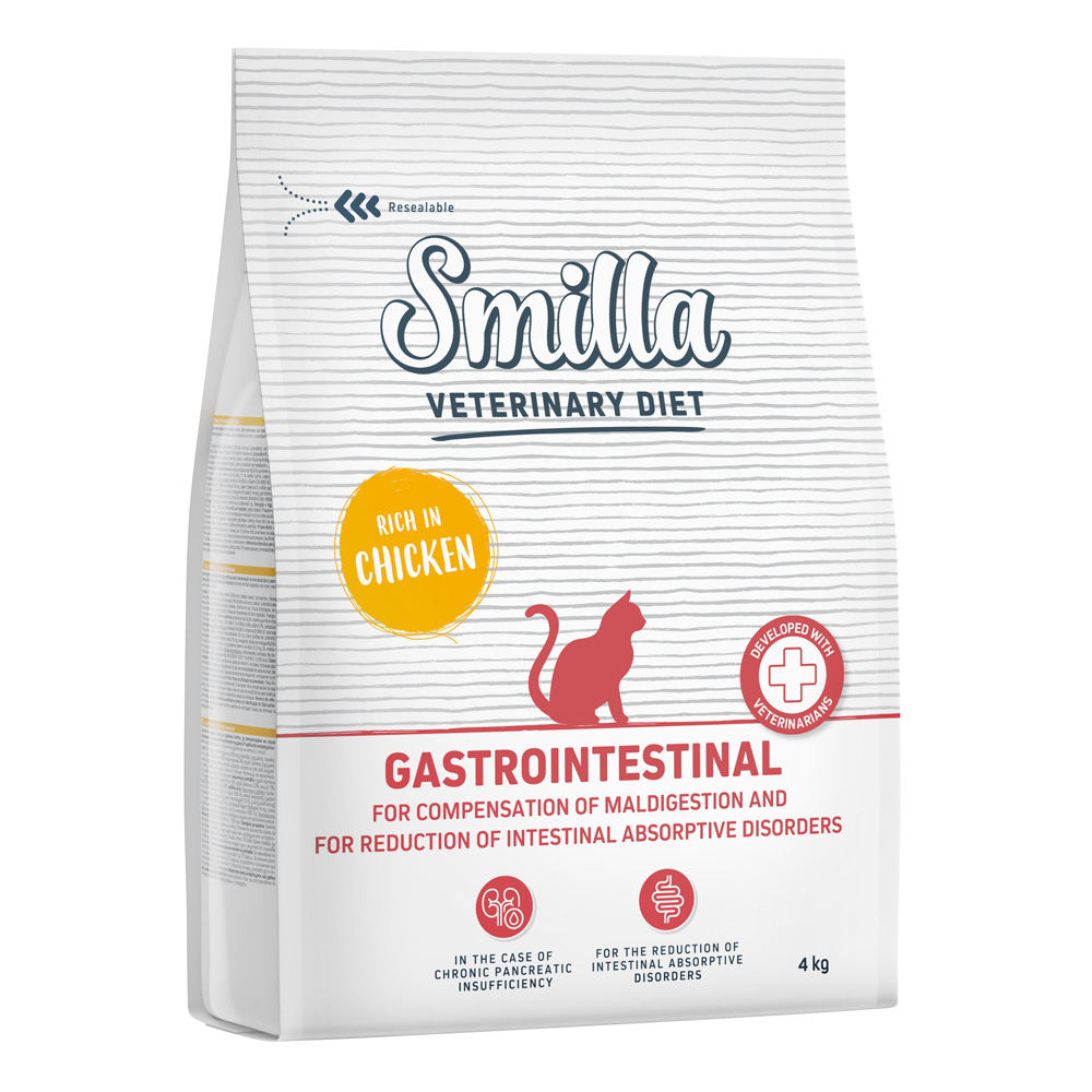 Smilla Veterinary Diet Gastrointestinal Pollo Crocchette gatto - 4 kg