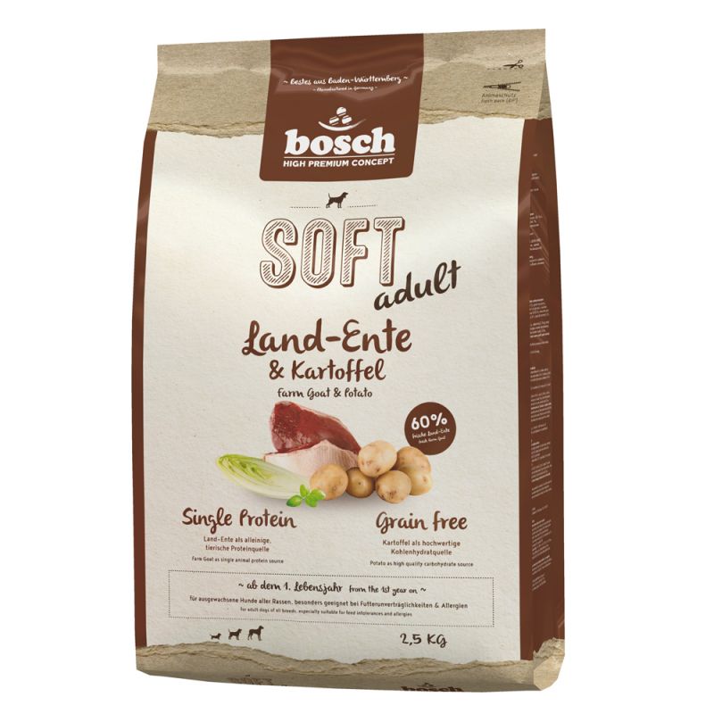 bosch HPC Soft Anatra & Patate Crocchette per cane - 2,5 kg