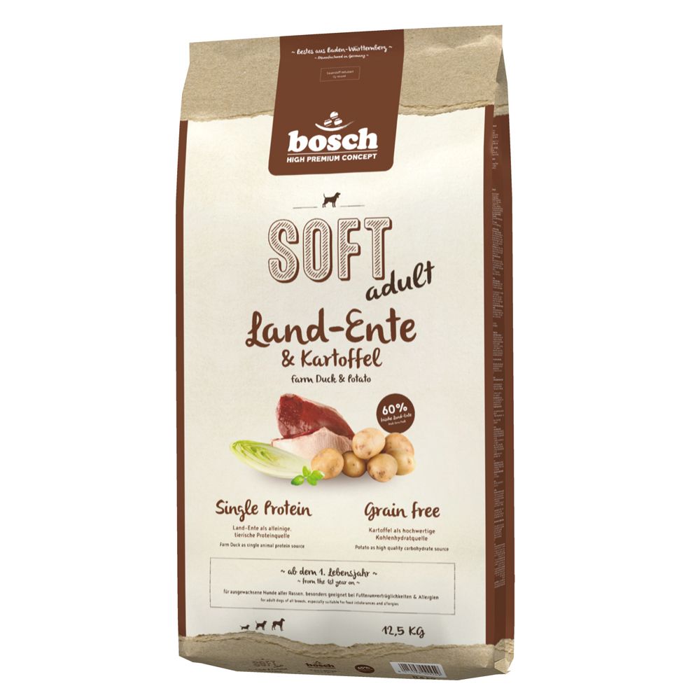 bosch HPC Soft Anatra & Patate Crocchette per cane - 12,5 kg