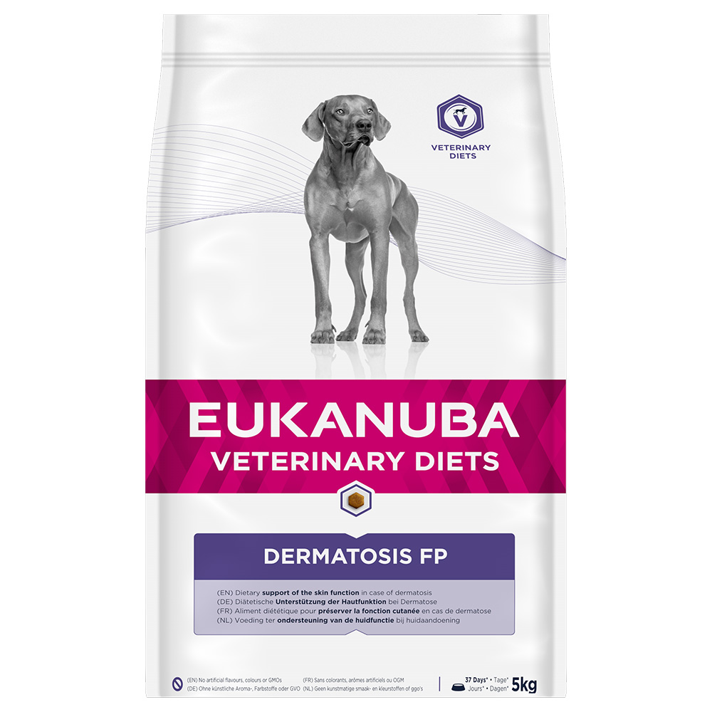Eukanuba Veterinary Diets Dermatosis FP Crocchette per cani - 5 kg