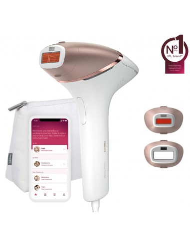 Philips BRI945/00 Epilatore Luce pulsata AC Rosa, Bianco