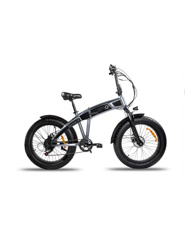EMG E-BIKE BOMBER X BLACK BICI Pieghevole FAT 20" Batteria 48V-12AH GRIGIO
